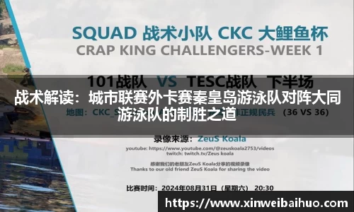 战术解读：城市联赛外卡赛秦皇岛游泳队对阵大同游泳队的制胜之道